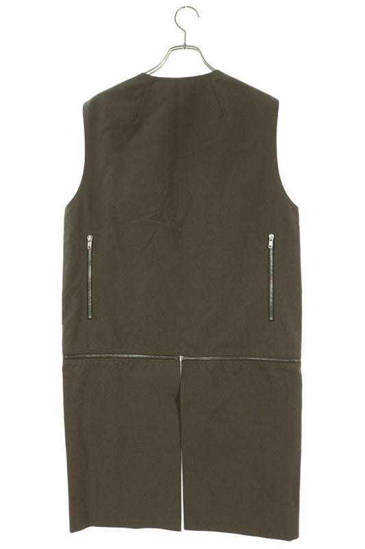 Rick Owens Hedon Utility Long Vest Cotton Size 46