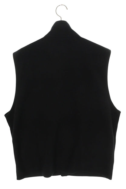 GOD SELECTION XXX Logo Embroidered Fleece Vest Black Size L
