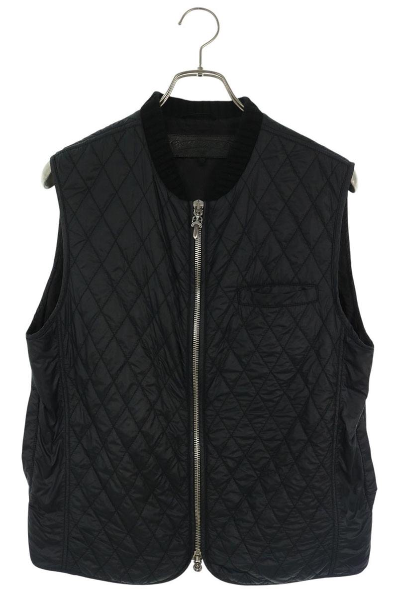 Chrome Hearts Papa Cemetery Cross Quilted Vest Size M