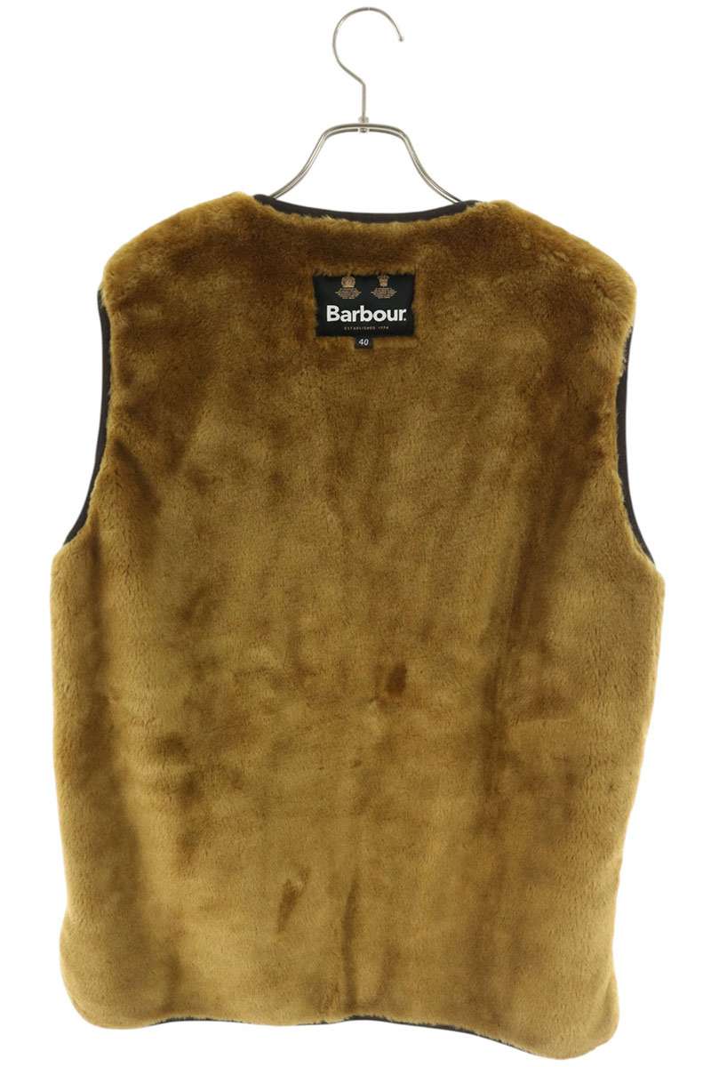 Barbour Zip-Up Liner Vest Brown Size 40