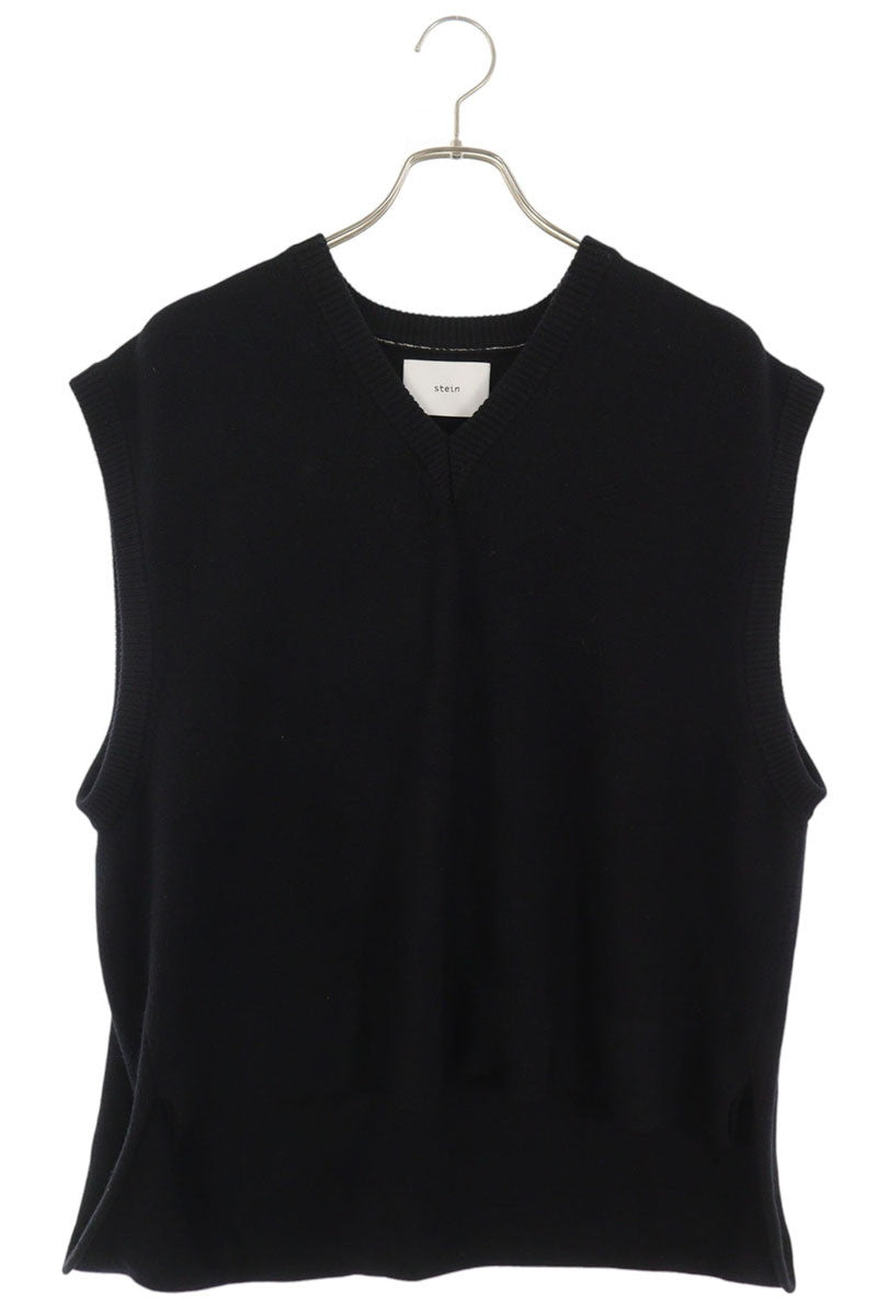 stein ST.107 Oversized Wool Knit Vest Black Size M