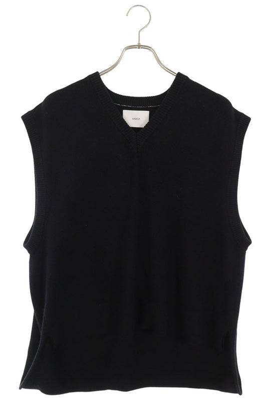 stein ST.107 Oversized Wool Knit Vest Black Size M
