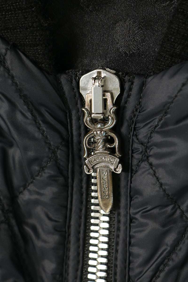 Chrome Hearts Papa Cemetery Cross Quilted Vest Multi Size M