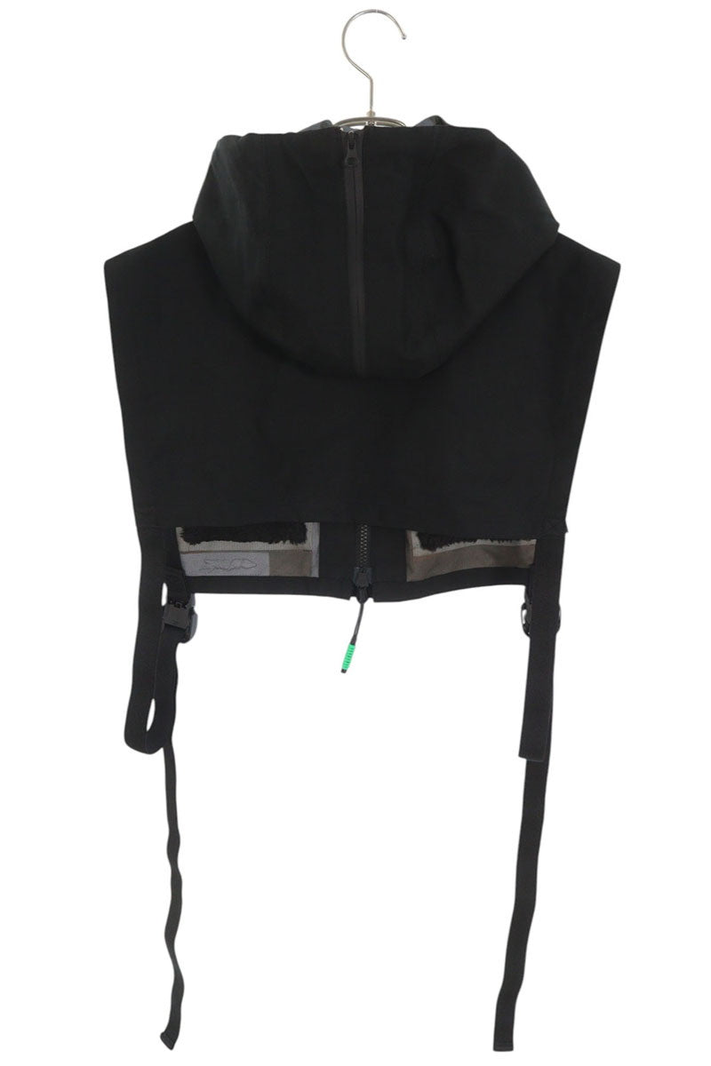 GR10K Alpha Industries Polartec Hooded Vest Black