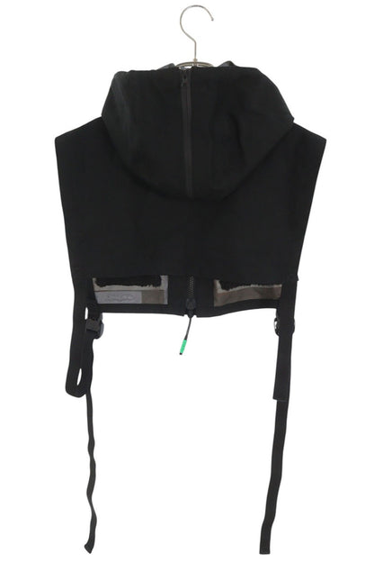 GR10K Alpha Industries Polartec Hooded Vest Black