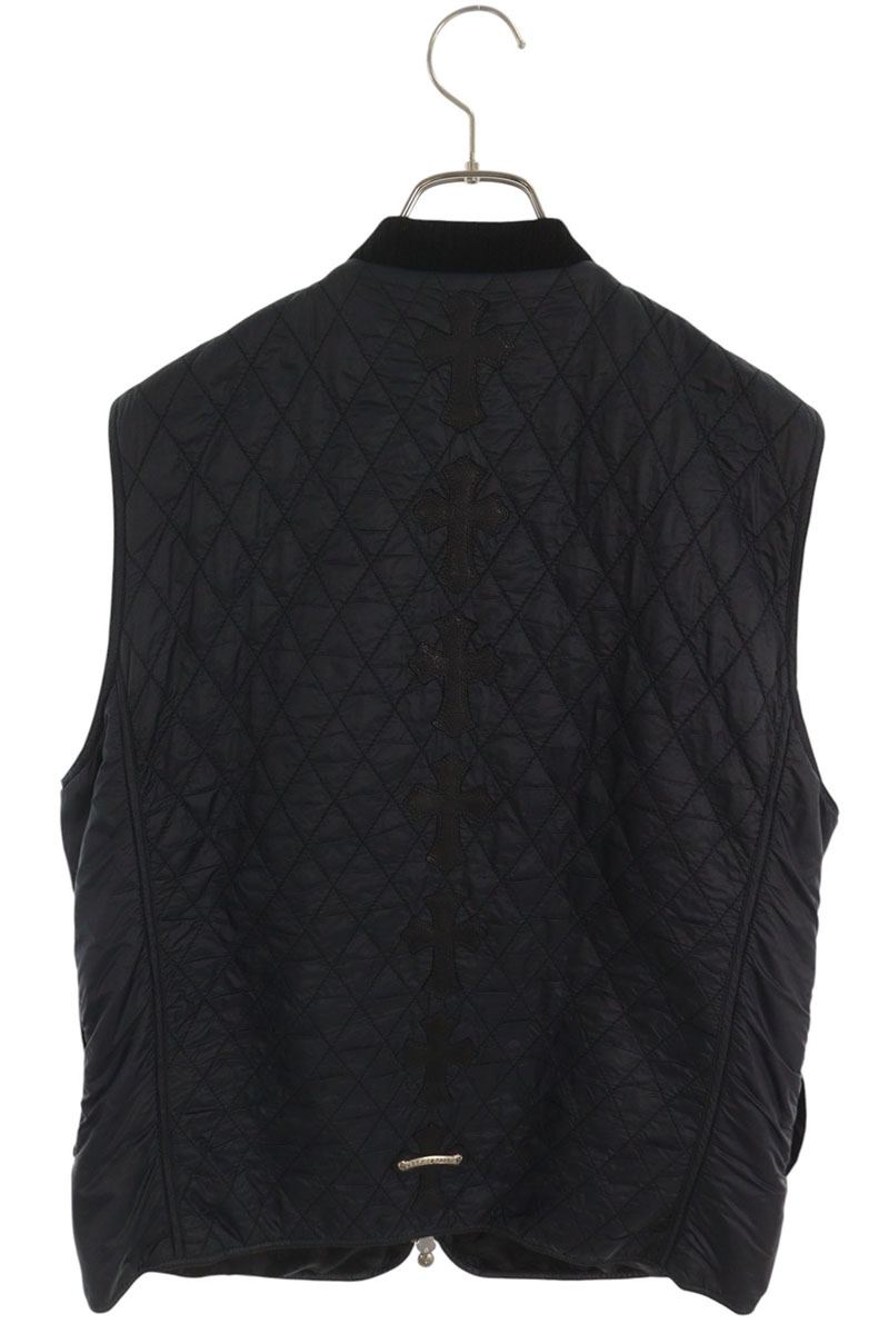 Chrome Hearts Papa Loaded Cross Patch Nylon Vest Size L