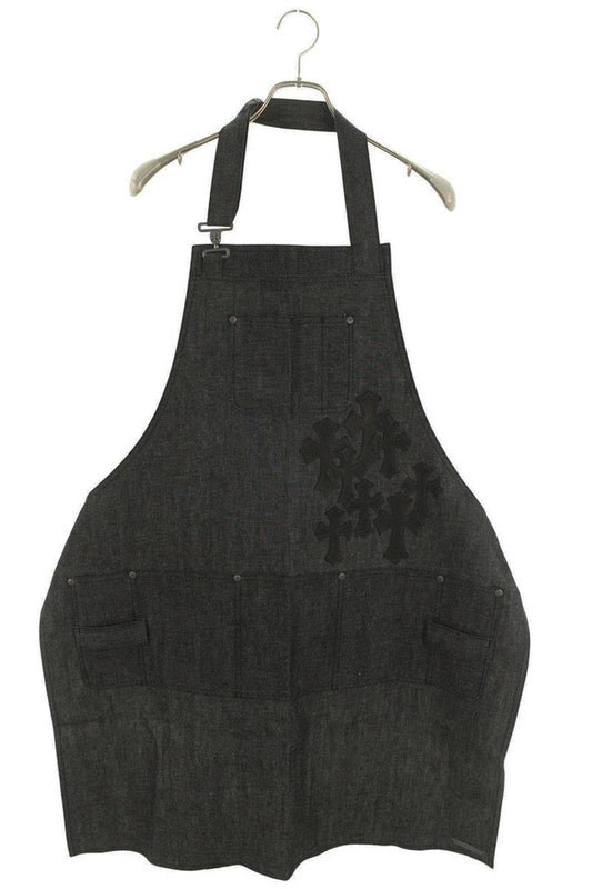 Chrome Hearts Cemetery Cross Patch Denim Apron