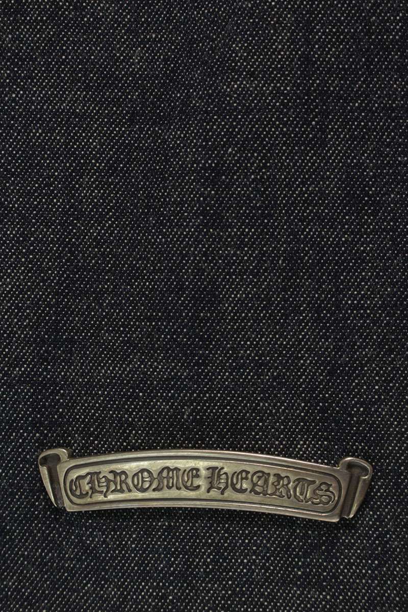 Chrome Hearts Cemetery Cross Patch Denim Apron Multi