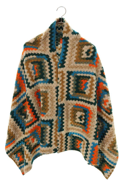 Engineered Garments Multicolor Poly Wool Crochet Knit Poncho