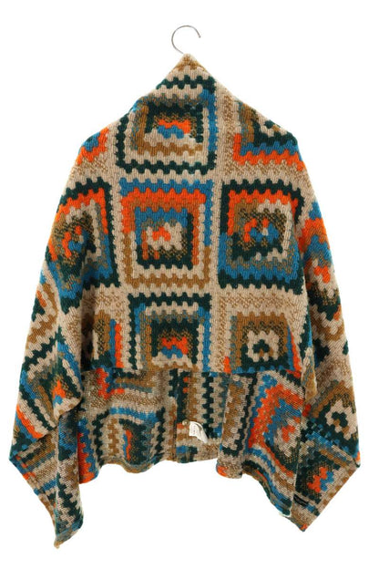 Engineered Garments Multicolor Poly Wool Crochet Knit Poncho