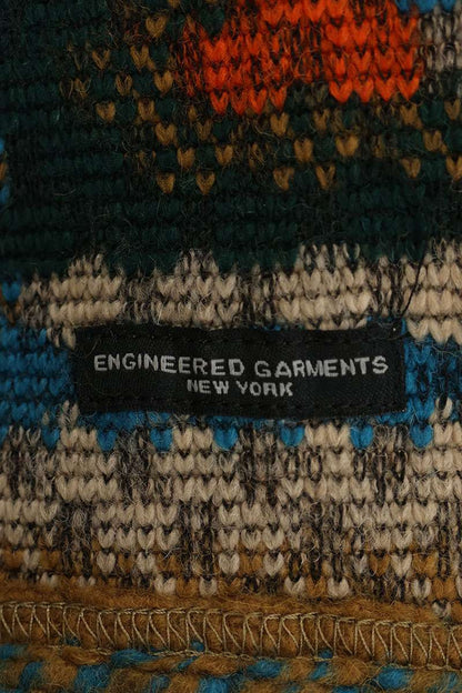 Engineered Garments Multicolor Poly Wool Crochet Knit Poncho