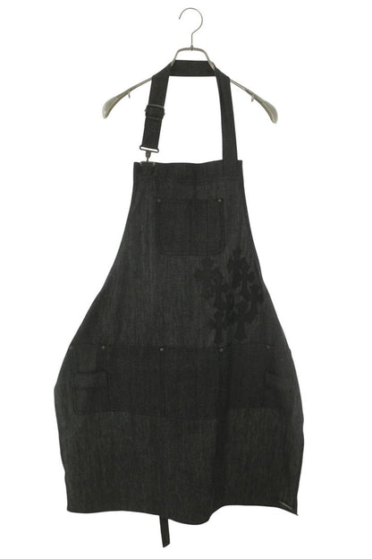 Chrome Hearts Cemetery Cross Patch Denim Apron