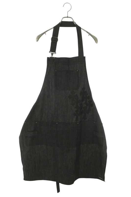 Chrome Hearts Cemetery Cross Patch Denim Apron