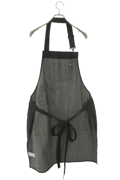 Chrome Hearts Cemetery Cross Patch Denim Apron