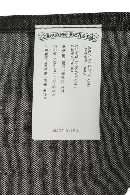 Chrome Hearts Cemetery Cross Patch Denim Apron