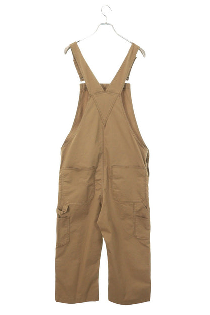 MONCLER Logo Patch Cotton Overalls Beige Size 46
