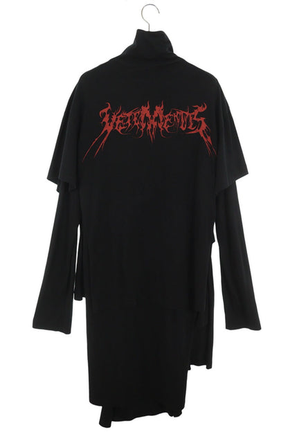 VETEMENTS Skull Layered T-Shirt Dress Size XS