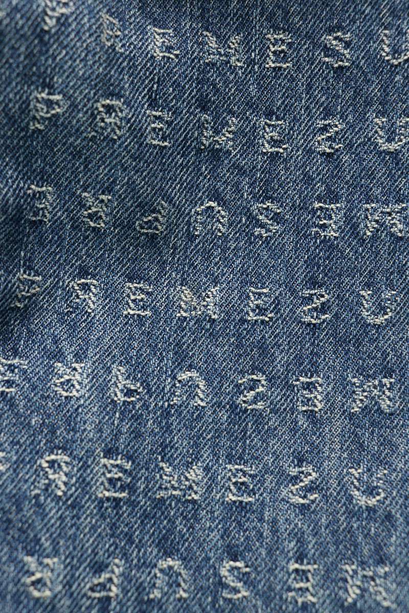 SUPREME 20SS All-over Logo Denim Overalls Multi Size S