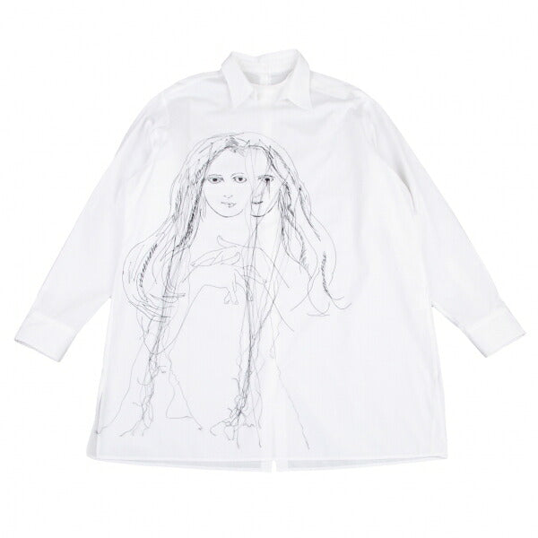 Yohji Yamamoto PH 20SS Double Face Shirt White Size 3