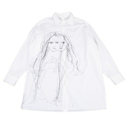 Yohji Yamamoto PH 20SS Double Face Shirt White Size 3