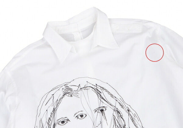Yohji Yamamoto PH 20SS Double Face Shirt White Size 3