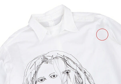 Yohji Yamamoto PH 20SS Double Face Shirt White Size 3