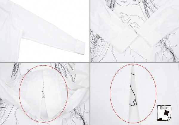 Yohji Yamamoto PH 20SS Double Face Shirt White Size 3