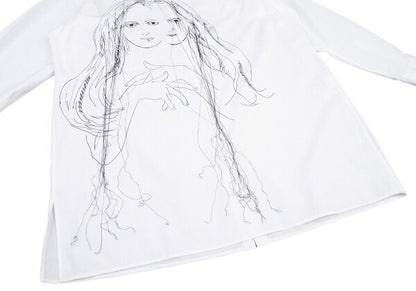 Yohji Yamamoto PH 20SS Double Face Shirt White Size 3