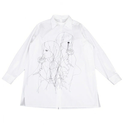 Yohji Yamamoto POUR HOMME 20SS Suzume Shirt White Size 3