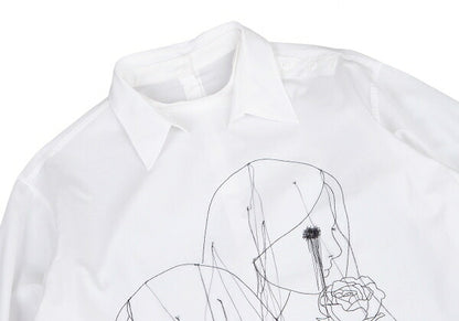 Yohji Yamamoto POUR HOMME 20SS Suzume Shirt White Size 3