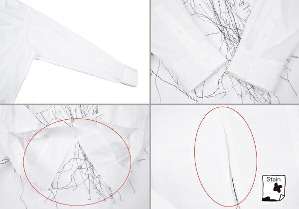 Yohji Yamamoto POUR HOMME 20SS Suzume Shirt White Size 3