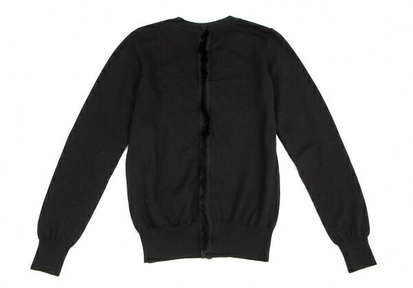 Comme des Garcons noir kei ninomiya Back Rabbit Fur Size S