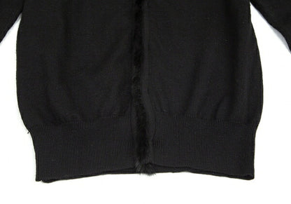 Comme des Garcons noir kei ninomiya Back Rabbit Fur Size S