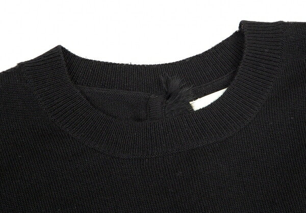 Comme des Garcons noir kei ninomiya Back Rabbit Fur Size S