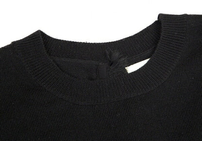 Comme des Garcons noir kei ninomiya Back Rabbit Fur Size S