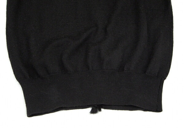 Comme des Garcons noir kei ninomiya Back Rabbit Fur Size S