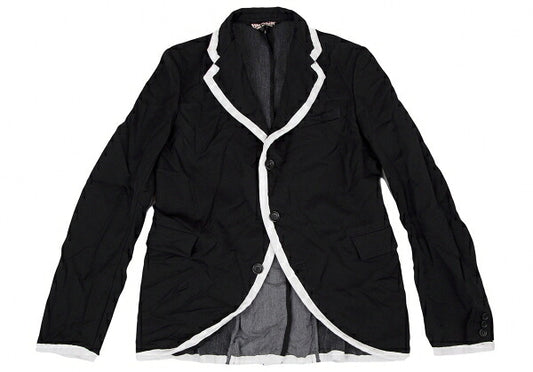 BLACK COMME des GARCONS Wrinkle Dye Jacket Black Size M