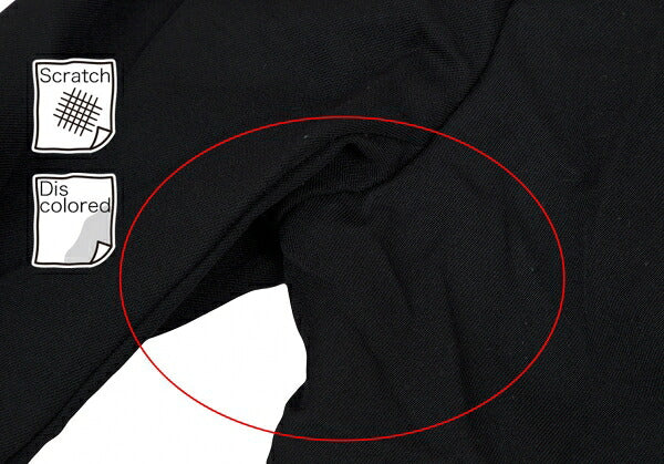 BLACK COMME des GARCONS Wrinkle Dye Jacket Black Size M