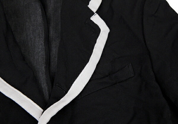 BLACK COMME des GARCONS Wrinkle Dye Jacket Black Size M