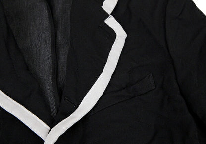BLACK COMME des GARCONS Wrinkle Dye Jacket Black Size M