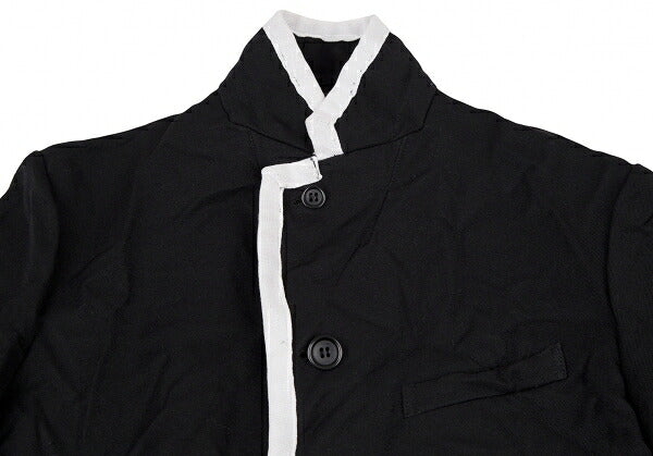 BLACK COMME des GARCONS Wrinkle Dye Jacket Black Size M