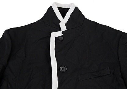 BLACK COMME des GARCONS Wrinkle Dye Jacket Black Size M