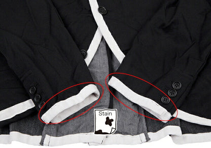 BLACK COMME des GARCONS Wrinkle Dye Jacket Black Size M