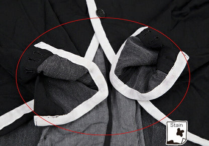 BLACK COMME des GARCONS Wrinkle Dye Jacket Black Size M