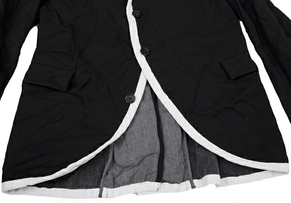 BLACK COMME des GARCONS Wrinkle Dye Jacket Black Size M