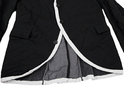 BLACK COMME des GARCONS Wrinkle Dye Jacket Black Size M