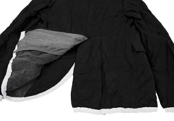 BLACK COMME des GARCONS Wrinkle Dye Jacket Black Size M