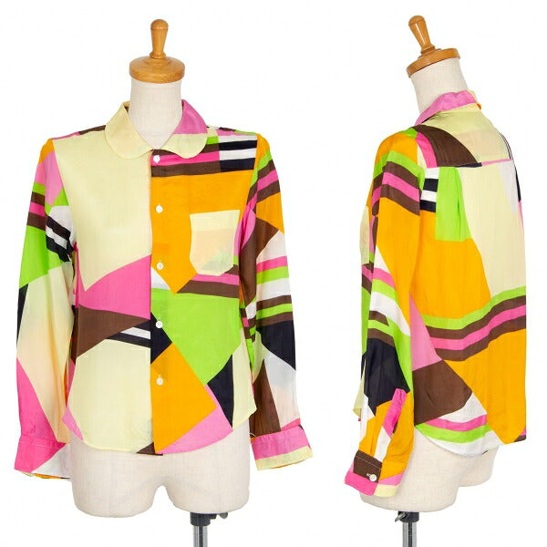 COMME des GARCONS Rayon Crazy Pattern Shirt Multi Size S
