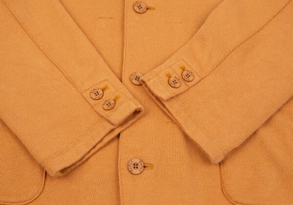 Papas Cotton One-Point Embroidery Light Orange Jacket Size 48M