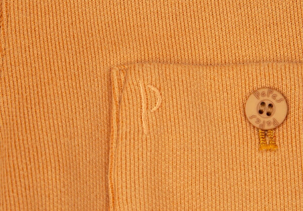 Papas Cotton One-Point Embroidery Light Orange Jacket Size 48M
